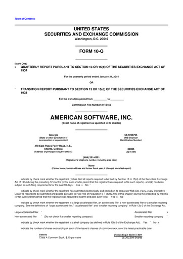 Thumbnail Logility Supply Chain Solutions 10-Q Quarterly Report FY2014 