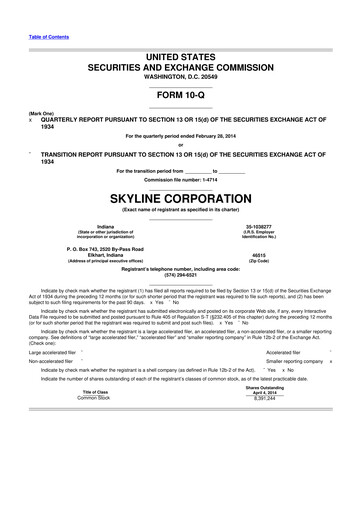 Miniature Champion Homes 10-Q Rapport trimestriel 2014 