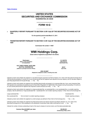 Miniature Mr. Cooper Group 10-Q Rapport trimestriel 2014 