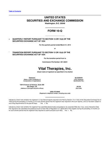Thumbnail Immunic 10-Q Quarterly Report FY2014 