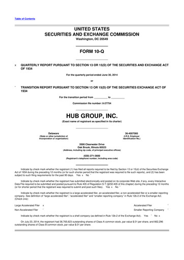 Thumbnail Hub Group
 10-Q Quarterly Report FY2014 