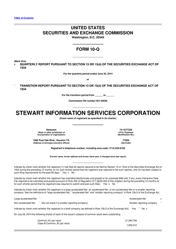 Thumbnail Stewart Information Services 10-Q Quarterly Report FY2014 