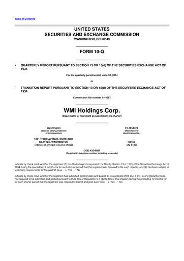 Miniature Mr. Cooper Group 10-Q Rapport trimestriel 2014 