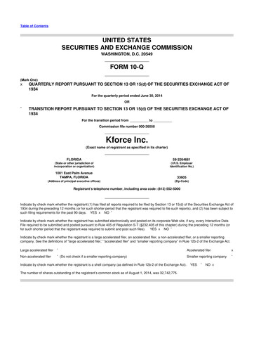 Thumbnail Kforce 10-Q Quarterly Report FY2014 