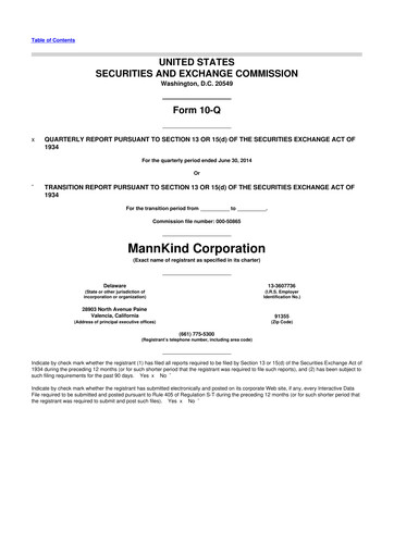 Thumbnail MannKind Corp 10-Q Quarterly Report FY2014 