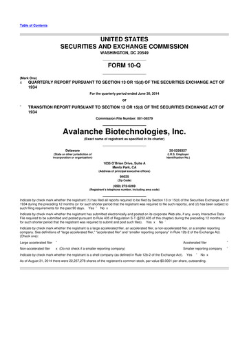 Thumbnail Adverum Biotechnologies
 10-Q Quarterly Report FY2014 