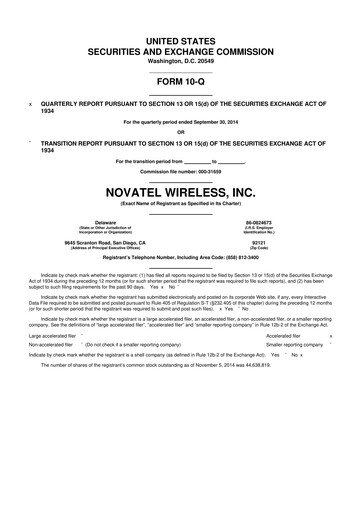 Vorschaubild Inseego 10-Q Quartalsbericht 2014 