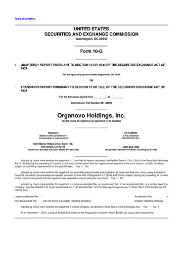 Thumbnail VivoSim Labs 10-Q Quarterly Report FY2015 