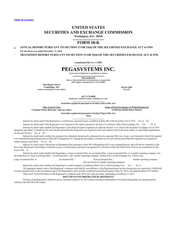 Thumbnail Pegasystems 10-K Annual Report 2014