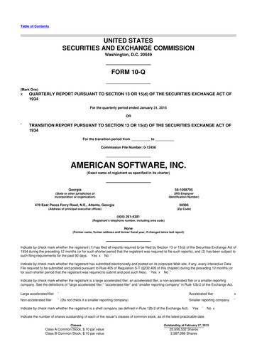 Thumbnail Logility Supply Chain Solutions 10-Q Quarterly Report FY2015 