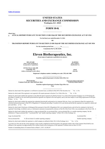 Thumbnail Carisma Therapeutics 10-K Annual Report 2014