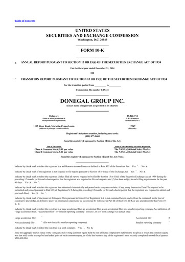 Thumbnail Donegal Group 10-K Annual Report 2014