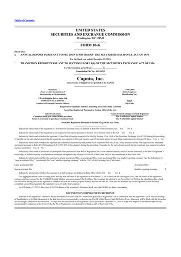 Thumbnail Soleno Therapeutics 10-K Annual Report 2014