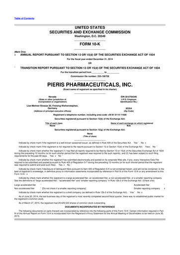 Vorschaubild Palvella Therapeutics 10-K Jahresbericht 2014