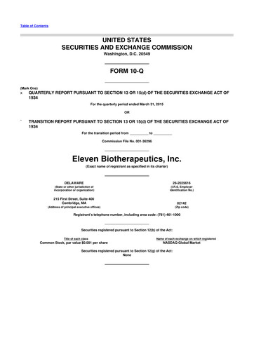 Thumbnail Carisma Therapeutics 10-Q Quarterly Report FY2015 