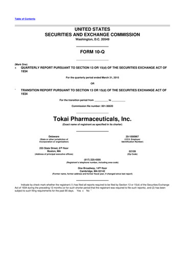 Thumbnail Eledon Pharmaceuticals 10-Q Quarterly Report FY2015 