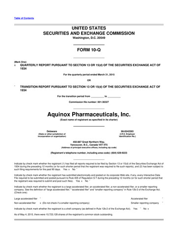 Vorschaubild Neurogene 10-Q Quartalsbericht 2015 