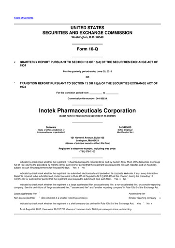 Thumbnail Rocket Pharmaceuticals
 10-Q Quarterly Report FY2015 