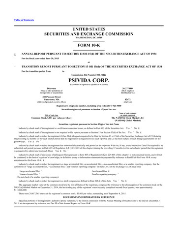 Thumbnail EyePoint Pharmaceuticals
 10-K Annual Report 2015