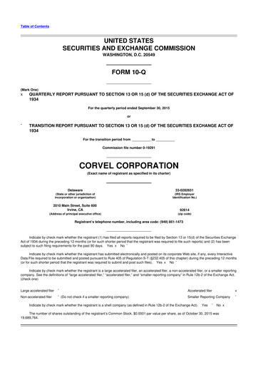 Thumbnail CorVel Corporation
 10-Q Quarterly Report FY2016 