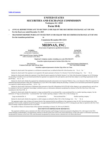 Thumbnail Pediatrix Medical Group 10-K Annual Report 2015