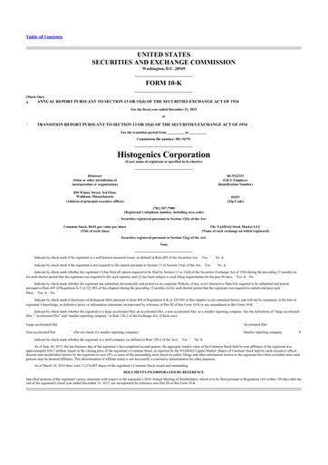 Miniature Ocugen 10-K Rapport annuel 2015