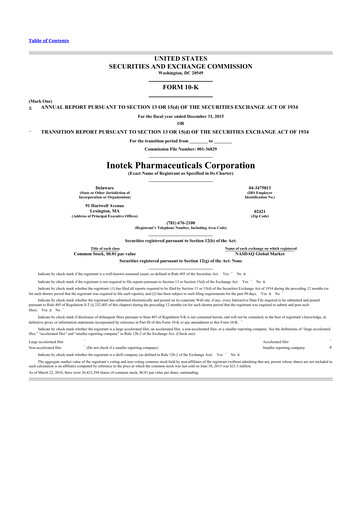 Thumbnail Rocket Pharmaceuticals
 10-K Annual Report 2015