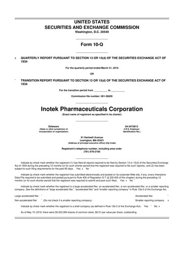 Thumbnail Rocket Pharmaceuticals
 10-Q Quarterly Report FY2016 