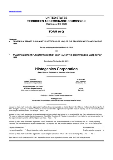 Thumbnail Ocugen 10-Q Quarterly Report FY2016 