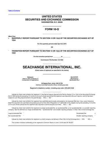 Thumbnail SeaChange International 10-Q Quarterly Report FY2017 