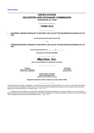 Vorschaubild Marchex 10-Q Quartalsbericht 2016 