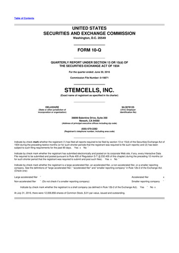 Miniature Microbot Medical
 10-Q Rapport trimestriel 2016 