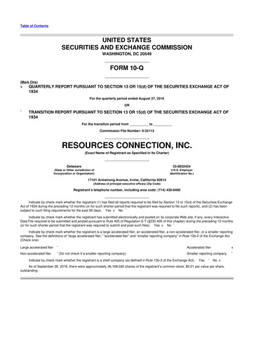 Thumbnail RGP (Resources Connection) 10-Q Quarterly Report FY2017 