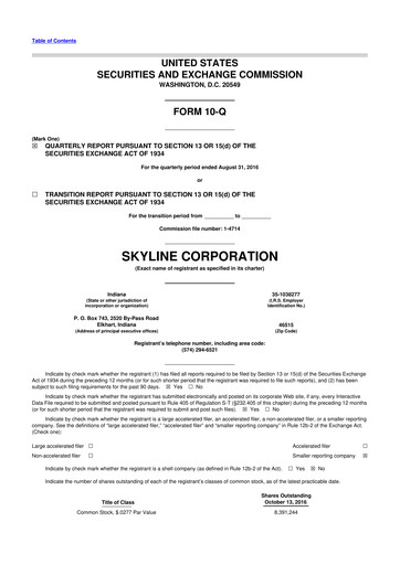 Miniature Champion Homes 10-Q Rapport trimestriel 2016 