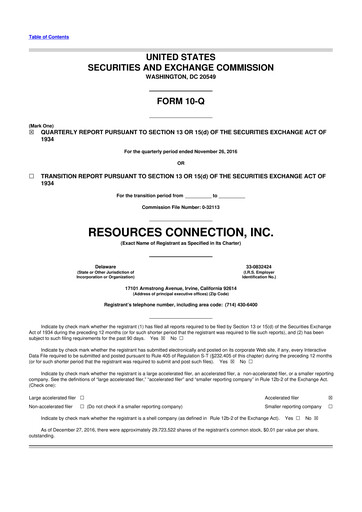 Thumbnail RGP (Resources Connection) 10-Q Quarterly Report FY2017 