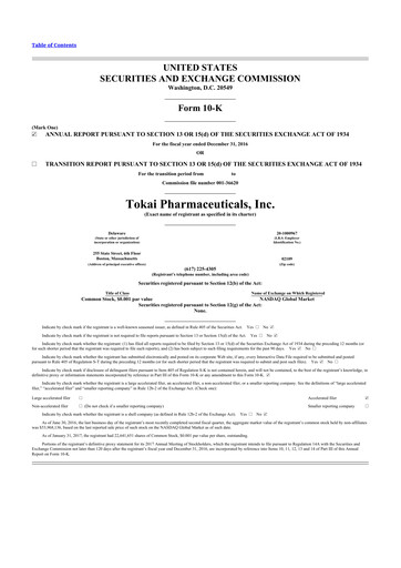 Thumbnail Eledon Pharmaceuticals 10-K Annual Report 2016
