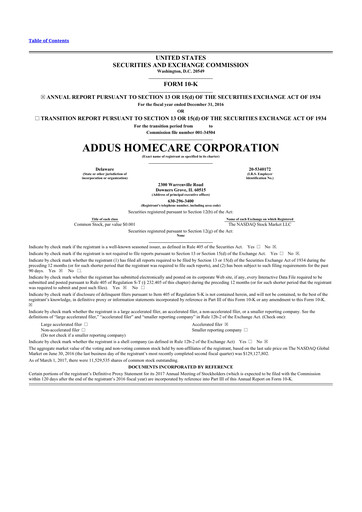 Thumbnail 
Addus HomeCare 10-K Annual Report 2016
