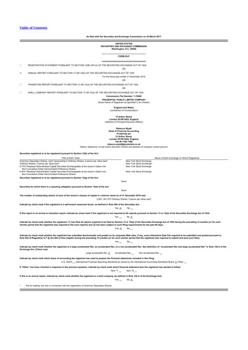 Thumbnail Prudential 20-F Annual Report 