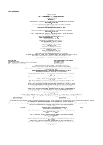 Thumbnail Volaris
 20-F Annual Report 