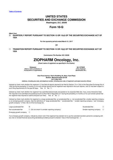 Vorschaubild Alaunos Therapeutics 10-Q Quartalsbericht 2017 