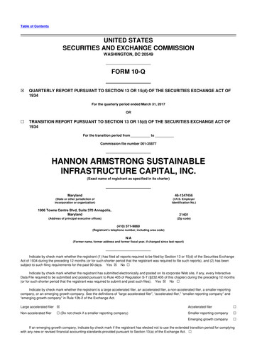 Thumbnail HASI (HA Sustainable Infrastructure Capita) 10-Q Quarterly Report FY2017 