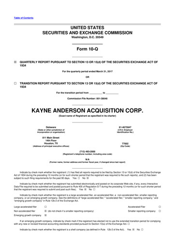 Thumbnail Kinetik 10-Q Quarterly Report FY2017 