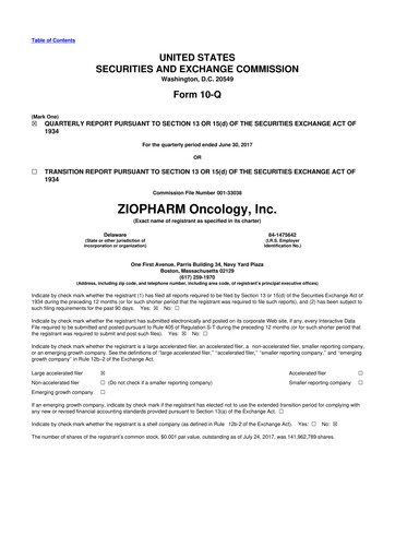 Vorschaubild Alaunos Therapeutics 10-Q Quartalsbericht 2017 