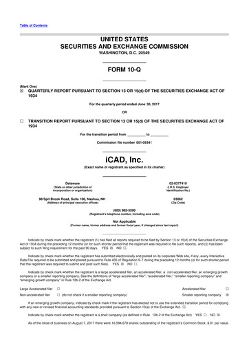Thumbnail iCAD 10-Q Quarterly Report FY2017 