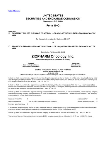 Vorschaubild Alaunos Therapeutics 10-Q Quartalsbericht 2017 