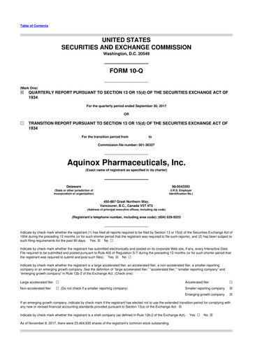 Vorschaubild Neurogene 10-Q Quartalsbericht 2017 