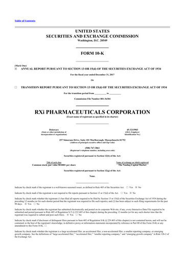 Thumbnail Phio Pharmaceuticals 10-K Annual Report 2017