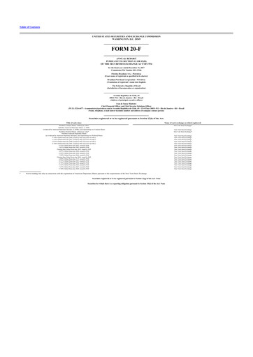 Thumbnail Petrobras 20-F Annual Report 2017