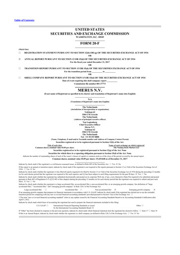 Thumbnail Merus 20-F Annual Report 2017