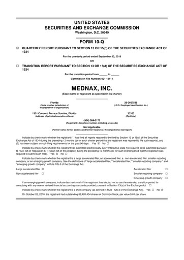 Thumbnail Pediatrix Medical Group 10-Q Quarterly Report FY2018 